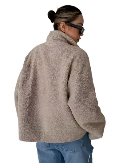 Tassina – Oversize Teddyjacka dam