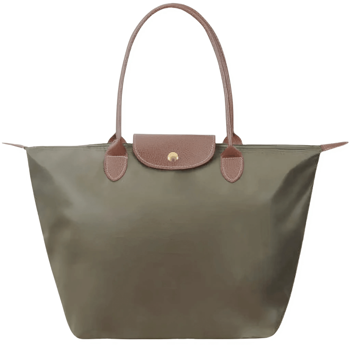 Oxforte – Elegant Axelväska i Oxfordtyg och Läderdetaljer