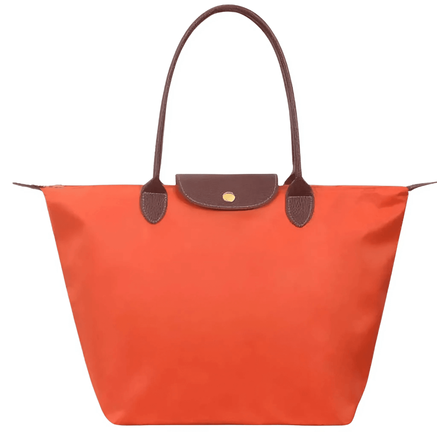 Oxforte – Elegant Axelväska i Oxfordtyg och Läderdetaljer